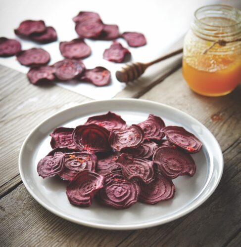 Honey Orange Beet Chips Recipe